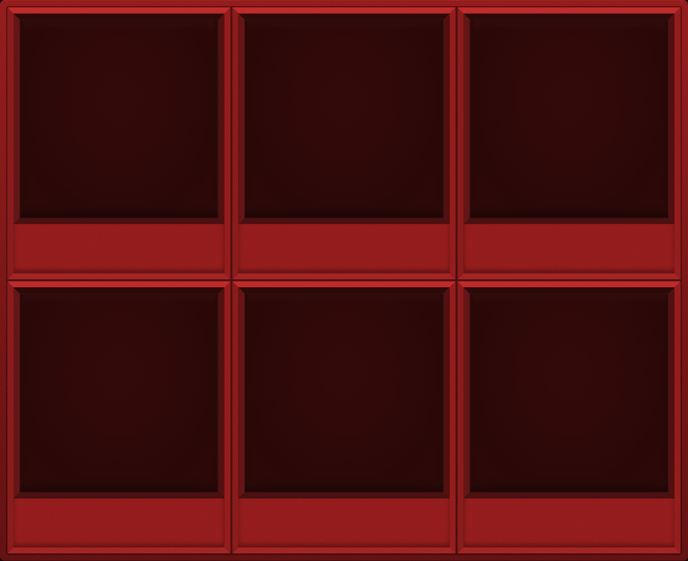Red Display Case (2x3)